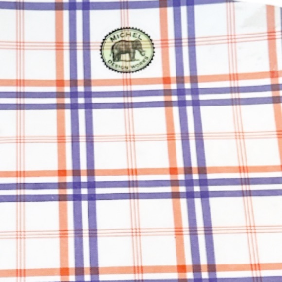 NEW Michel Design Works PAISLEY & PLAID Melamine Serveware Oval Platter - Picture 3 of 4